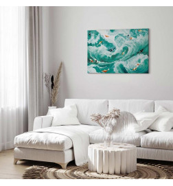 Tableau - Fish and waves