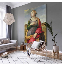 Groot XXL schilderij - Raphael – Saint Catherine of Alexandria