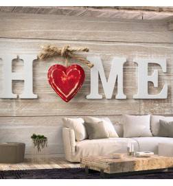 40,00 € Self-adhesive Wallpaper - Home Heart (Red)