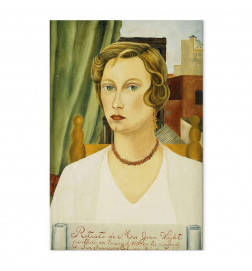 Schilderij - Frida Kahlo – Portrait of Mrs Jean Wight