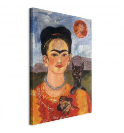 Seinapilt - Frida Kahlo – Self-Portrait with Diego on My Breast