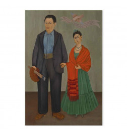 Tablou - Frida Kahlo – Frida and Diego Rivera