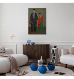 Canvas Print - Frida Kahlo – Frida and Diego Rivera