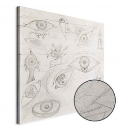 Paveikslas - Frida Kahlo – Drawing of Eyes
