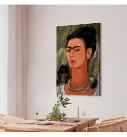 Glezna - Frida Kahlo – Self-Portrait with Monkey