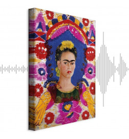 Paveikslas - Frida Kahlo – The Frame (Self-Portrait)