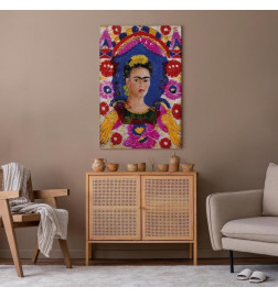 Slika - Frida Kahlo – The Frame (Self-Portrait)