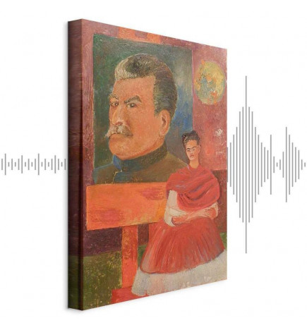 Cuadro - Frida Kahlo – Self-Portrait with Stalin