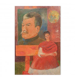 Glezna - Frida Kahlo – Self-Portrait with Stalin