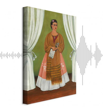 Canvas Print - Frida Kahlo – Self-Portrait Dedicated to Leon Trotsky
