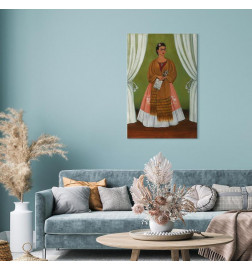Canvas Print - Frida Kahlo – Self-Portrait Dedicated to Leon Trotsky