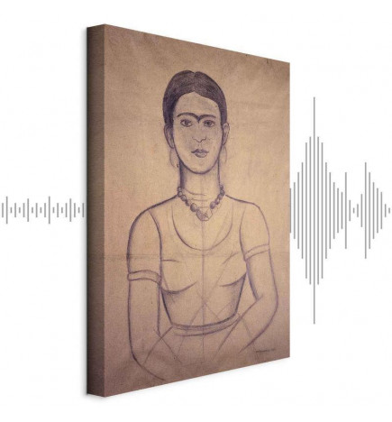 Tablou - Frida Kahlo – Self-Portrait, 1929 (charcoal drawing)