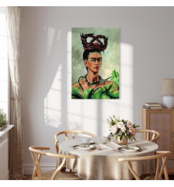 Canvas Print - Frida Kahlo – Self-Portrait with Braid