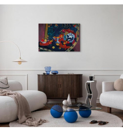 Canvas Print - Henri Matisse – Still Life with Fruit and Bronze Statuette