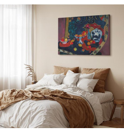 Canvas Print - Henri Matisse – Still Life with Fruit and Bronze Statuette