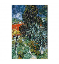 Wandbild XXL - Vincent Van Gogh – The Garden of Dr Gachet in Auvers