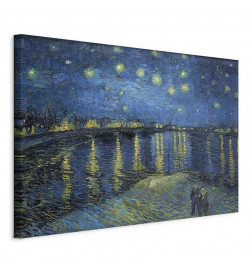 Canvas Print - Vincent van Gogh – Starry Night Over the Rhône