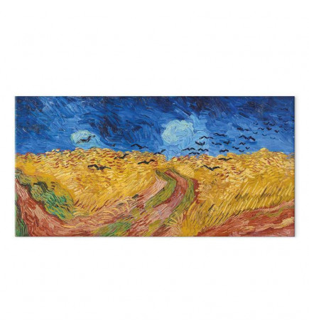 Wandbild XXL - Vincent van Gogh – Wheatfield with Crows