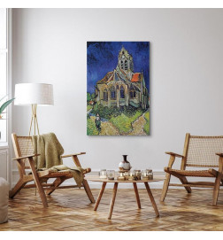 Schilderij - Vincent van Gogh – Church at Auvers