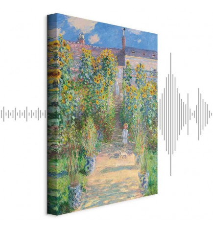 Leinwandbild - Claude Monet – Monet’s Garden at Vétheuil