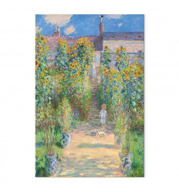 Leinwandbild - Claude Monet – Monet’s Garden at Vétheuil