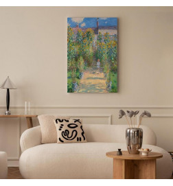 Canvas Print - Claude Monet – Monet’s Garden at Vétheuil