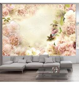 34,00 € www.arredalacasa.com Fotomurale con le magnolie rosa e bianche poetiche