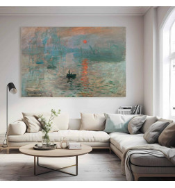 Groot XXL schilderij - Claude Monet – Impression, Sunrise