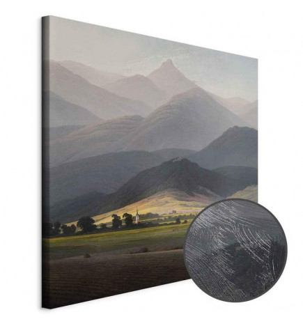 Leinwandbild - Caspar David Friedrich – The Great Mountains