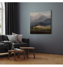 Schilderij - Caspar David Friedrich – The Great Mountains