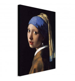 Schilderij - Jan Vermeer – Girl with a Pearl Earring