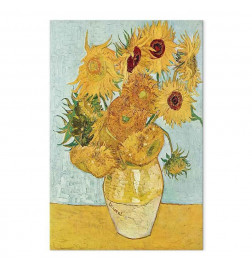 Seinapilt - Vincent van Gogh – Still Life: A Vase With Twelve Sunflowers III