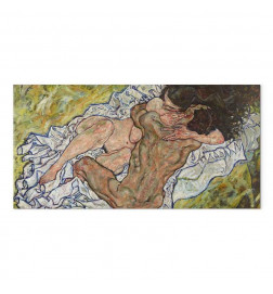 Schilderij - Egon Schiele – The Embrace (Lovers II)