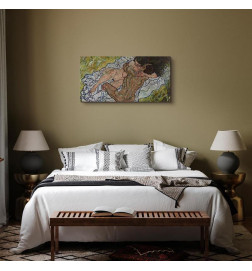 Canvas Print - Egon Schiele – The Embrace (Lovers II)