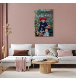 Schilderij - Pierre-Auguste Renoir – Two Sisters (On the Terrace)