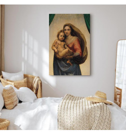 Canvas Print - Raphael – Sistine Madonna (fragment)