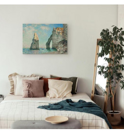 Glezna - Claude Monet – Cliffs at Étretat