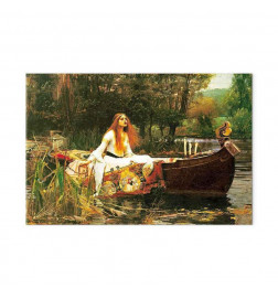 Cuadro - John William Waterhouse – The Lady of Shalott