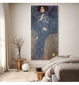 Groot XXL schilderij - Gustav Klimt – Miss Emilie Flöge
