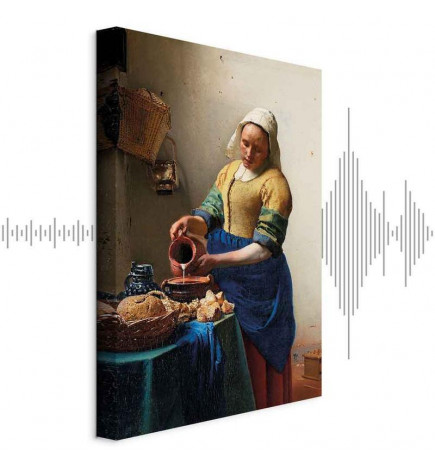 Schilderij - Jan Vermeer – The Milkmaid