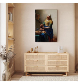 Canvas Print - Jan Vermeer – The Milkmaid