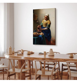 Canvas Print - Jan Vermeer – The Milkmaid