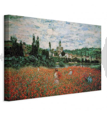 Cuadro - Claude Monet – Poppy Field near Vétheuil