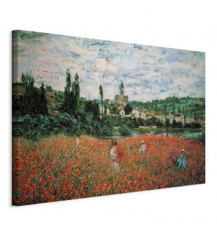 Canvas Print - Claude Monet – Poppy Field near Vétheuil