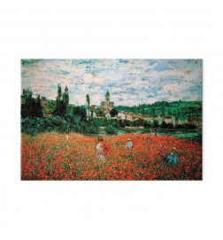 Cuadro - Claude Monet – Poppy Field near Vétheuil
