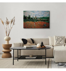 Canvas Print - Claude Monet – Poppy Field near Vétheuil