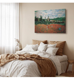 Cuadro - Claude Monet – Poppy Field near Vétheuil