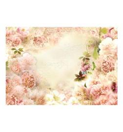 Fototapete s poetičnimi rožnatimi in belimi magnolijami