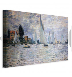 Schilderij - Claude Monet - Sailboats, Regatta in Argenteuil