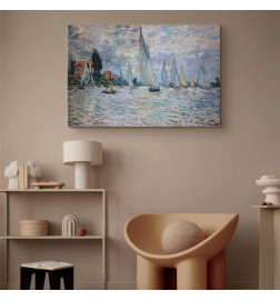 Paveikslas - Claude Monet - Sailboats, Regatta in Argenteuil